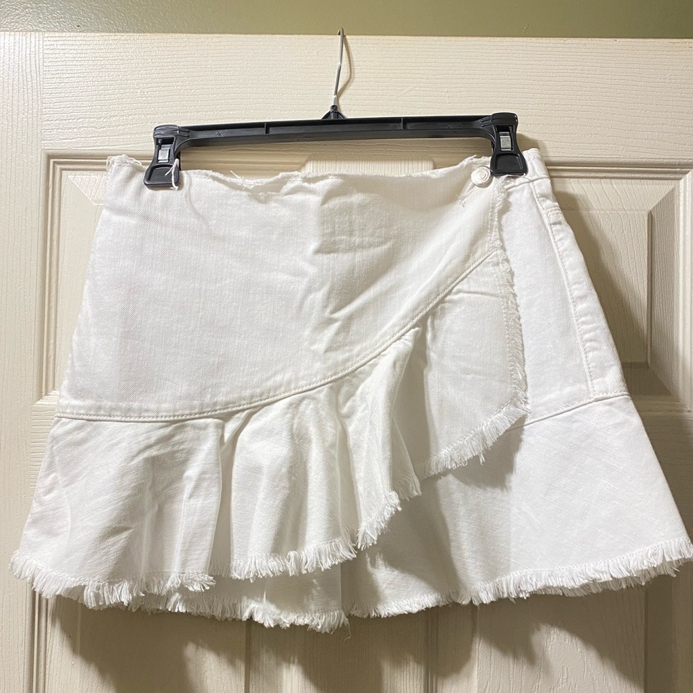 Zara girls size 11/12 white skirt